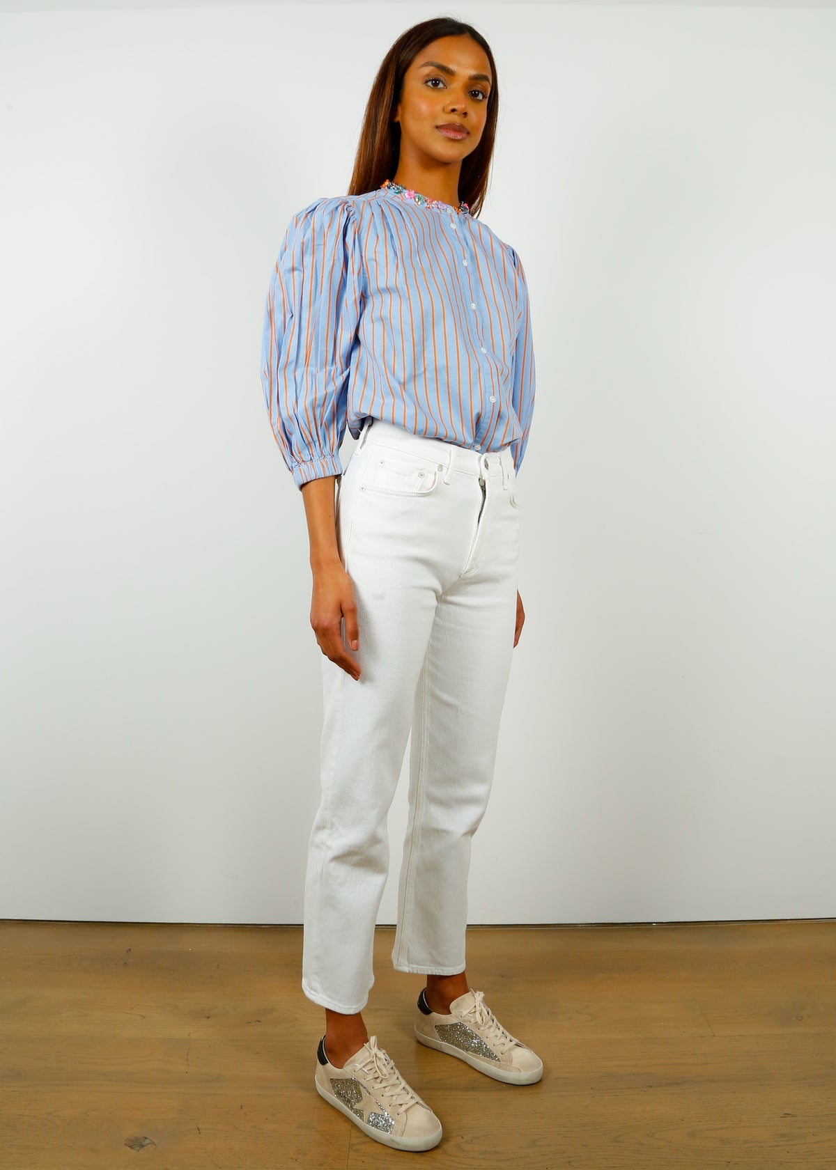 R&B Harlow Jeans in Optic White