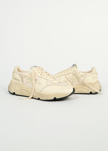 GG Running Sole in Beige, Pink