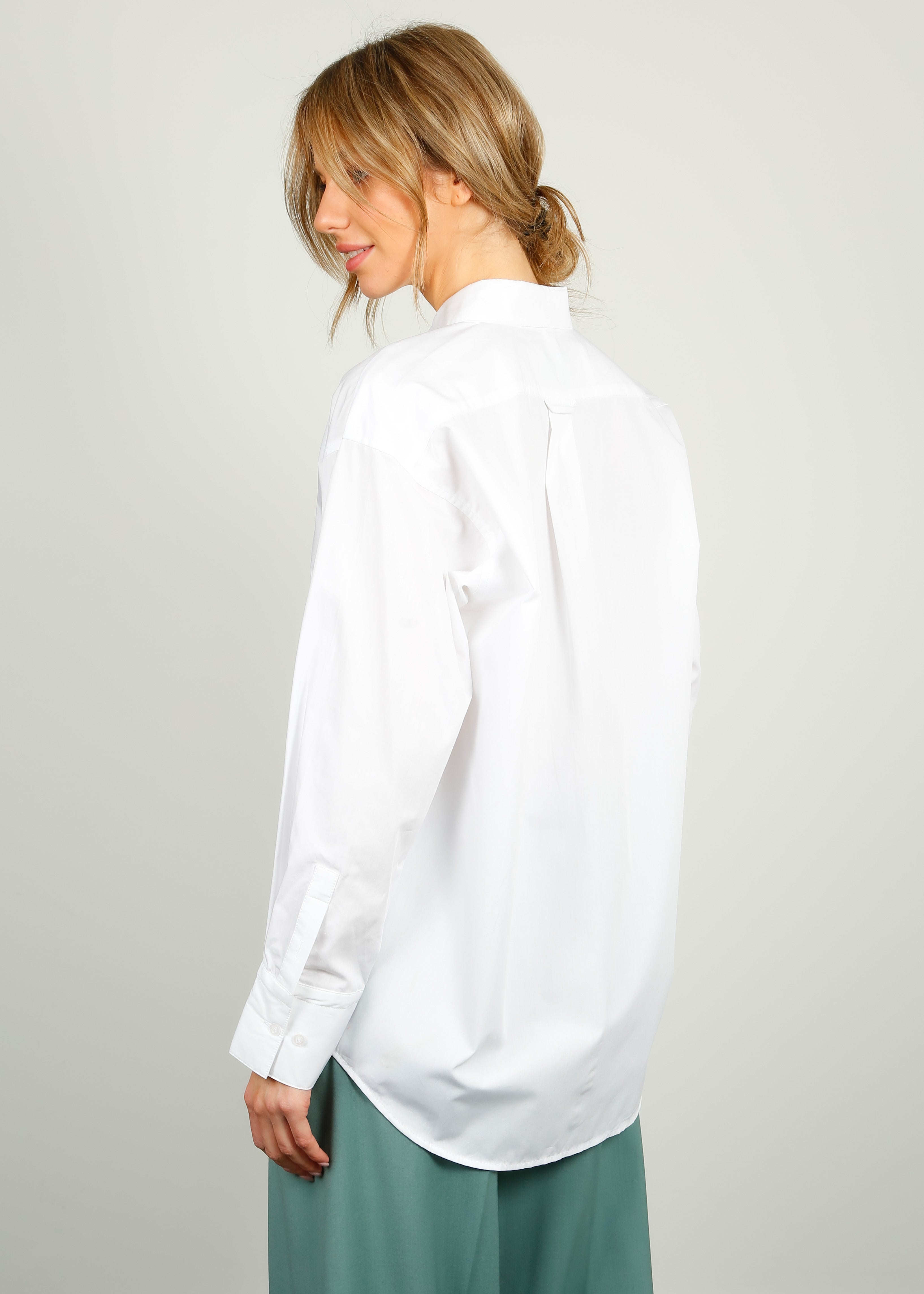 PARK  Cotton Shirt in White