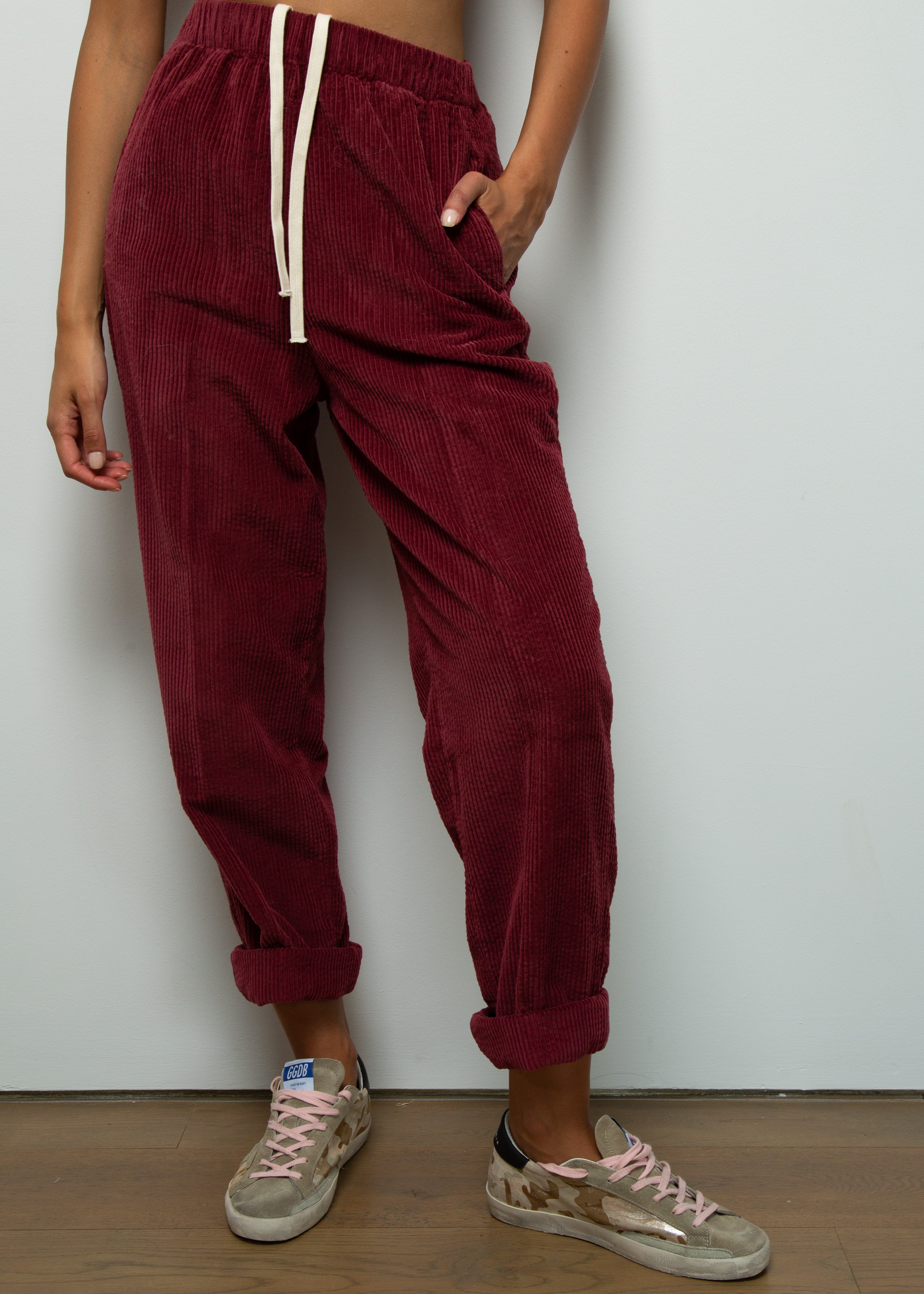 AV Padow Trousers in Lie De Vin