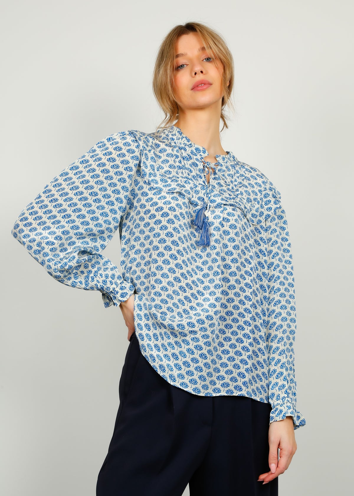 MOLIIN Vicki Top in Lapis Blue