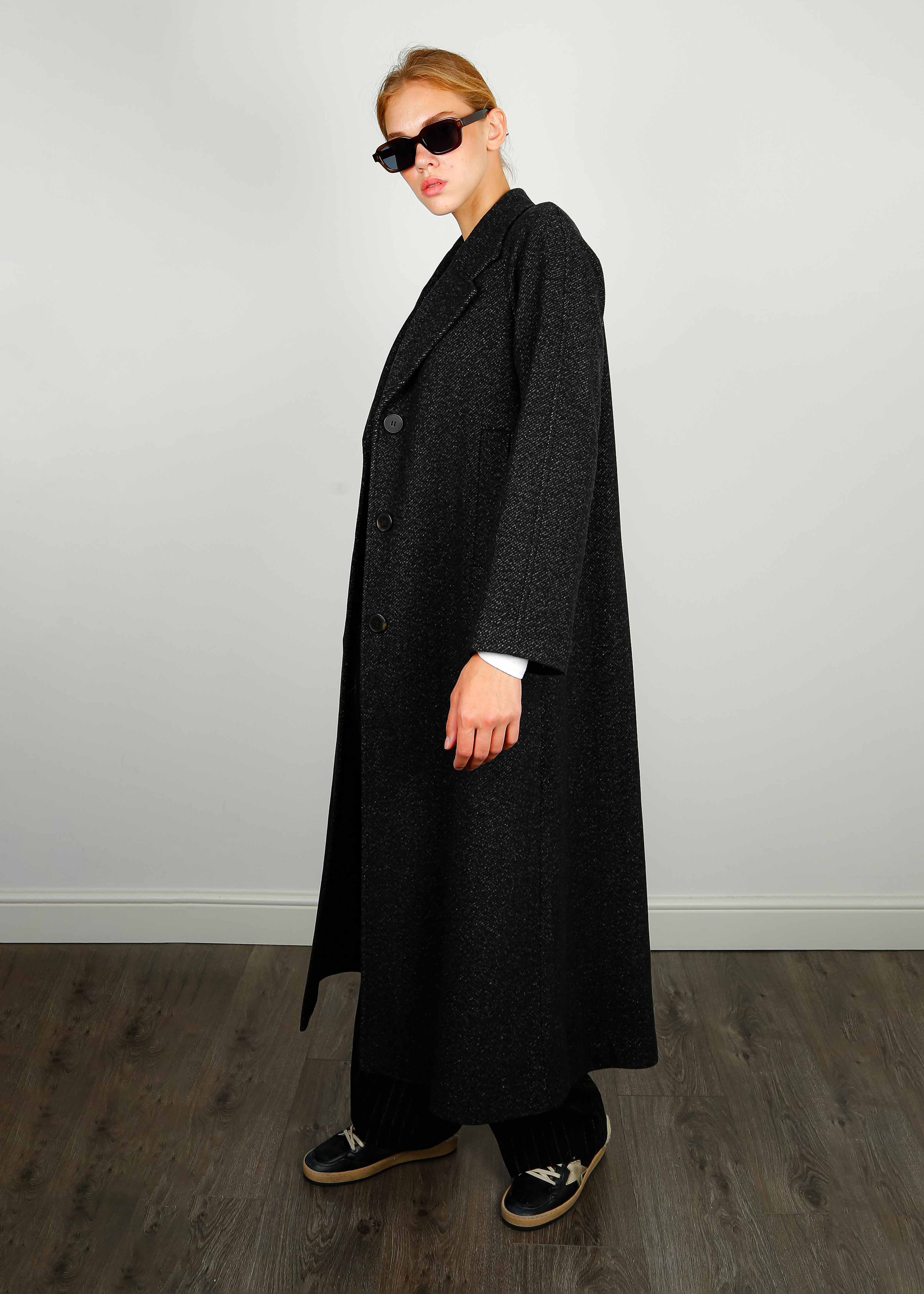 SLF Laima Wool Coat in Black