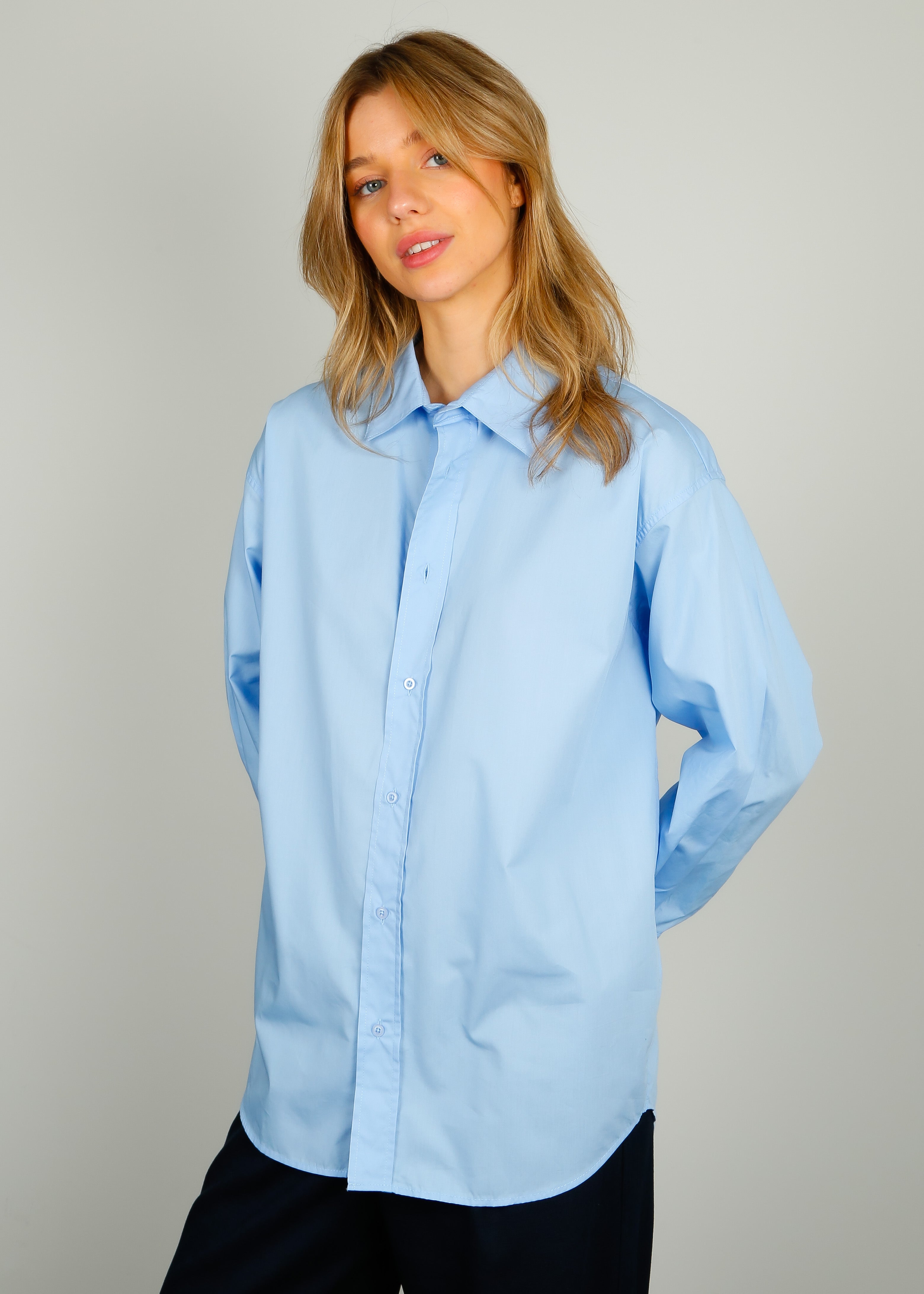 PARK Cotton Shirt in Blue