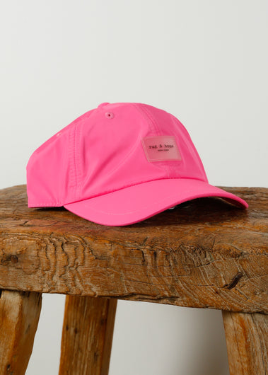 R&B Addison Baseball Cap in Neon Pink