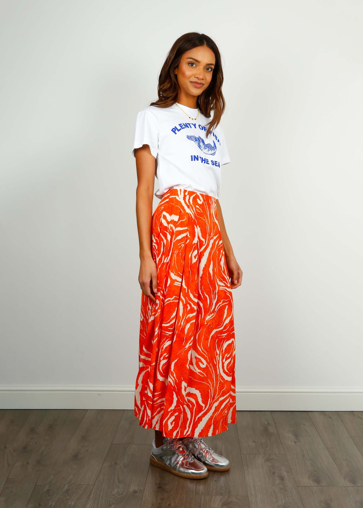 SLF Sirine Skirt in Orangeade