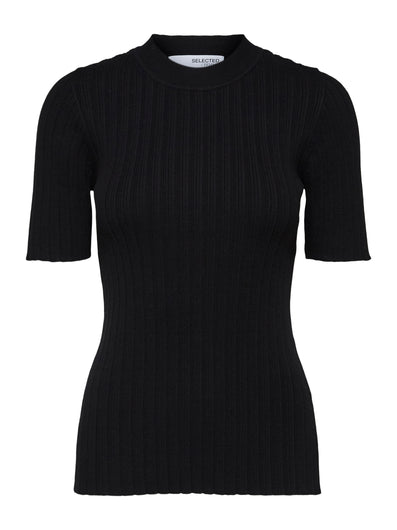 SLF Queen Rib Knit in Black