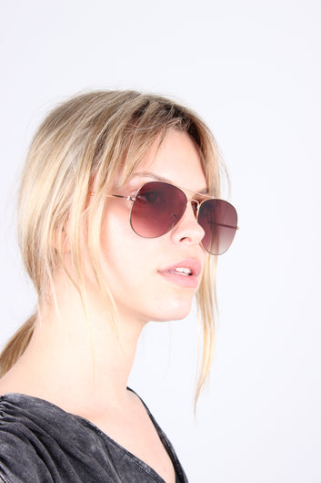 SLF Anna Aviator Sunglasses in Gold Colour