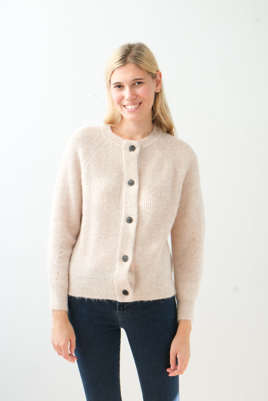 SLF Lulu cardigan in birch