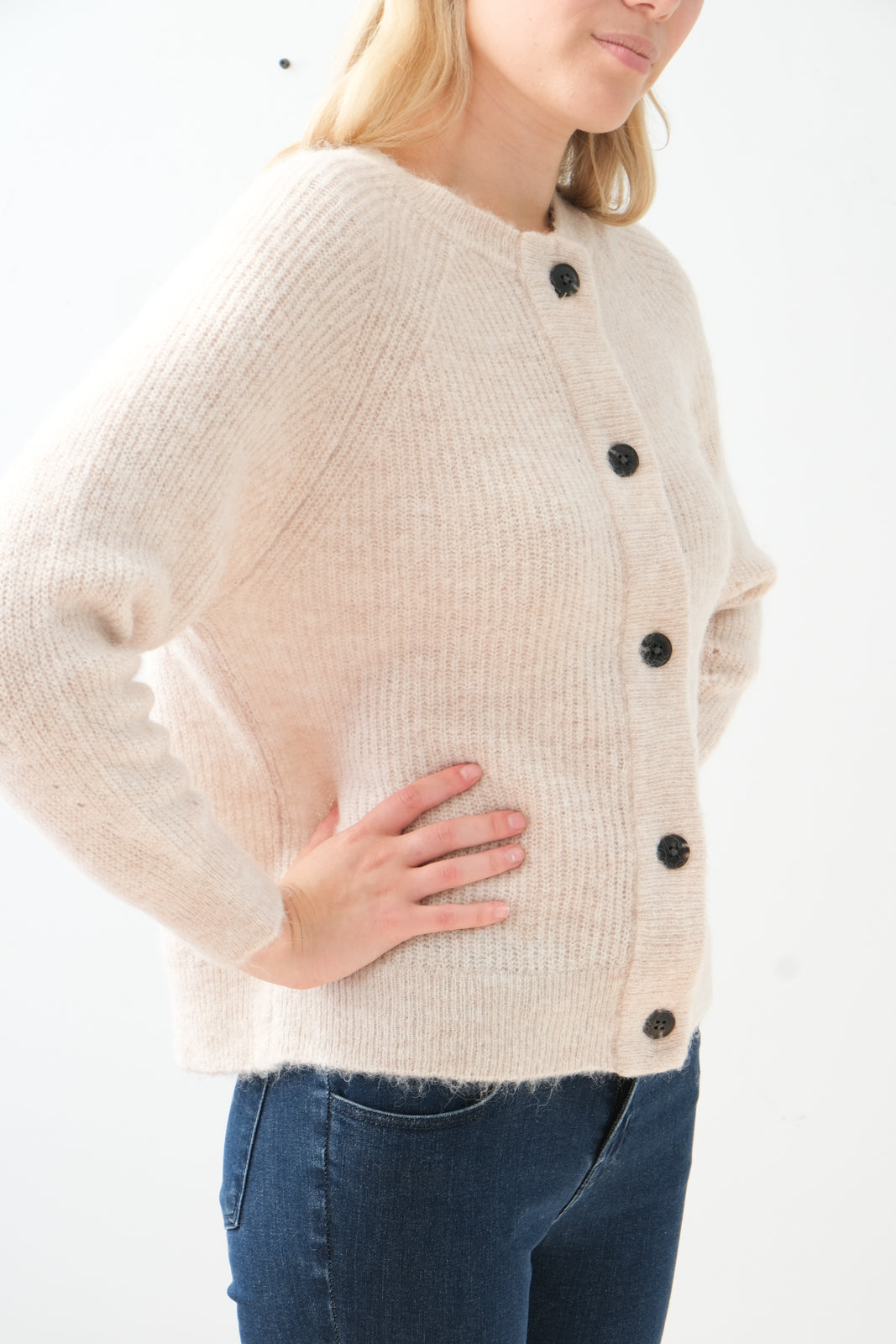 SLF Lulu cardigan in birch