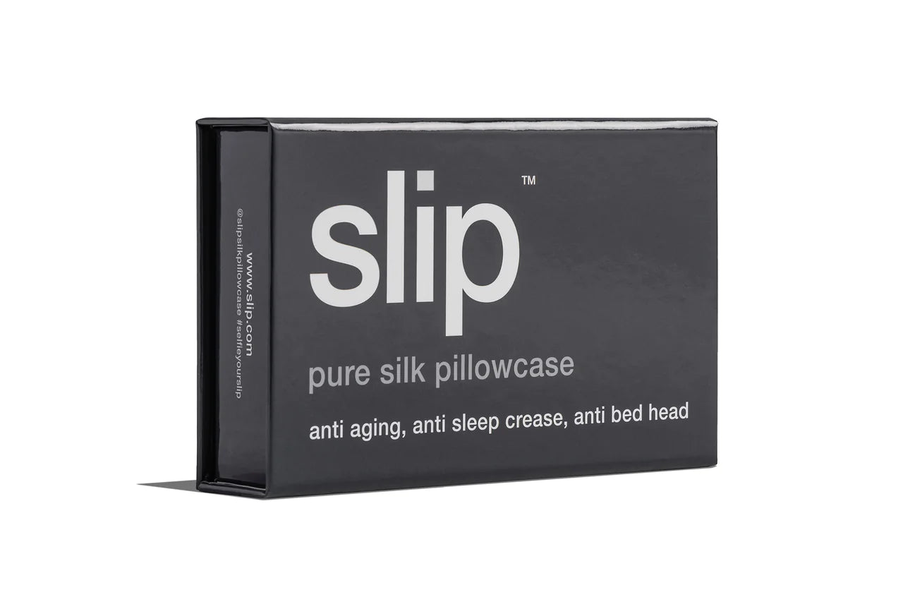 SLIP Queen Pillowcase in Charcoal