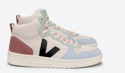 Veja V-15 multicoloured suede trainers