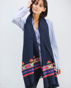 You added <b><u>Himalaya handloom stole in navy</u></b> to your cart.