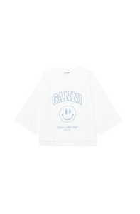 You added <b><u>GANNI T2796 Isoli Oversized Sweat in White</u></b> to your cart.