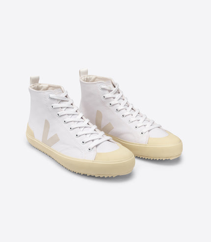 VEJA Nova Canvas in White, Butter