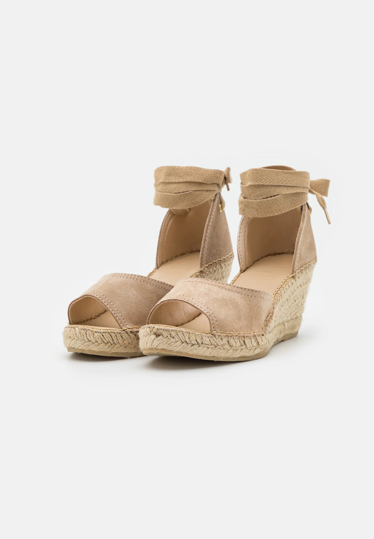 SLF Eva Wedge Espadrilles in Chinchilla