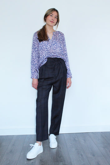 IM Nilaga Wool Trousers in Midnight