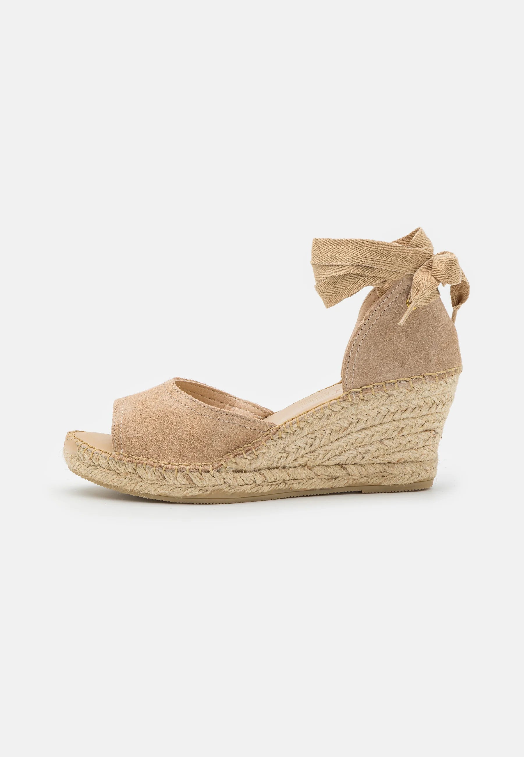 SLF Eva Wedge Espadrilles in Chinchilla