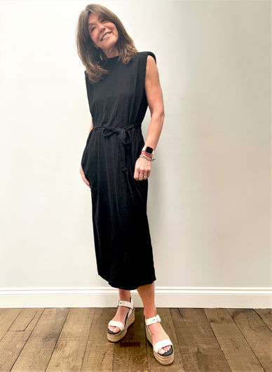 VELVET Aviso Dress in Black