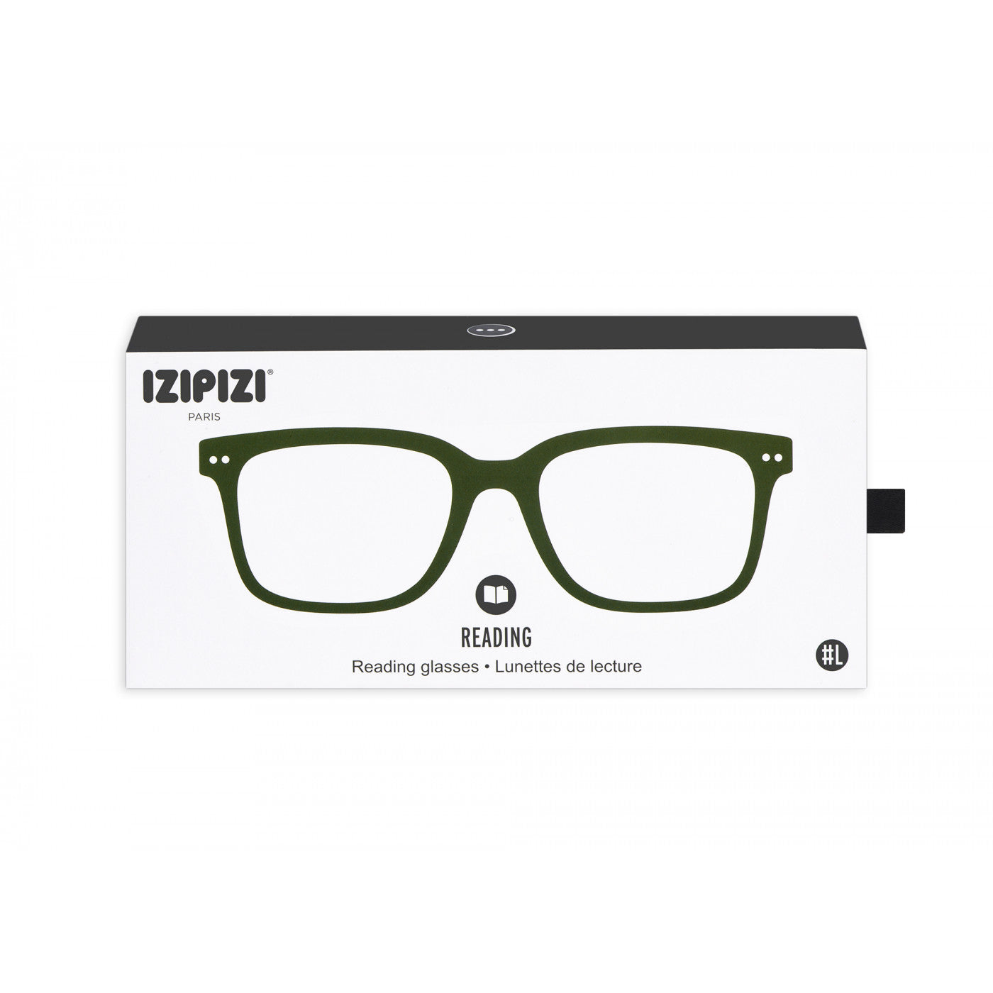 Izipizi Reading Glasses L in Green Crystal