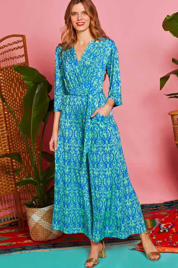 ONJENU Laurie Jumpsuit in Las Palmas Green