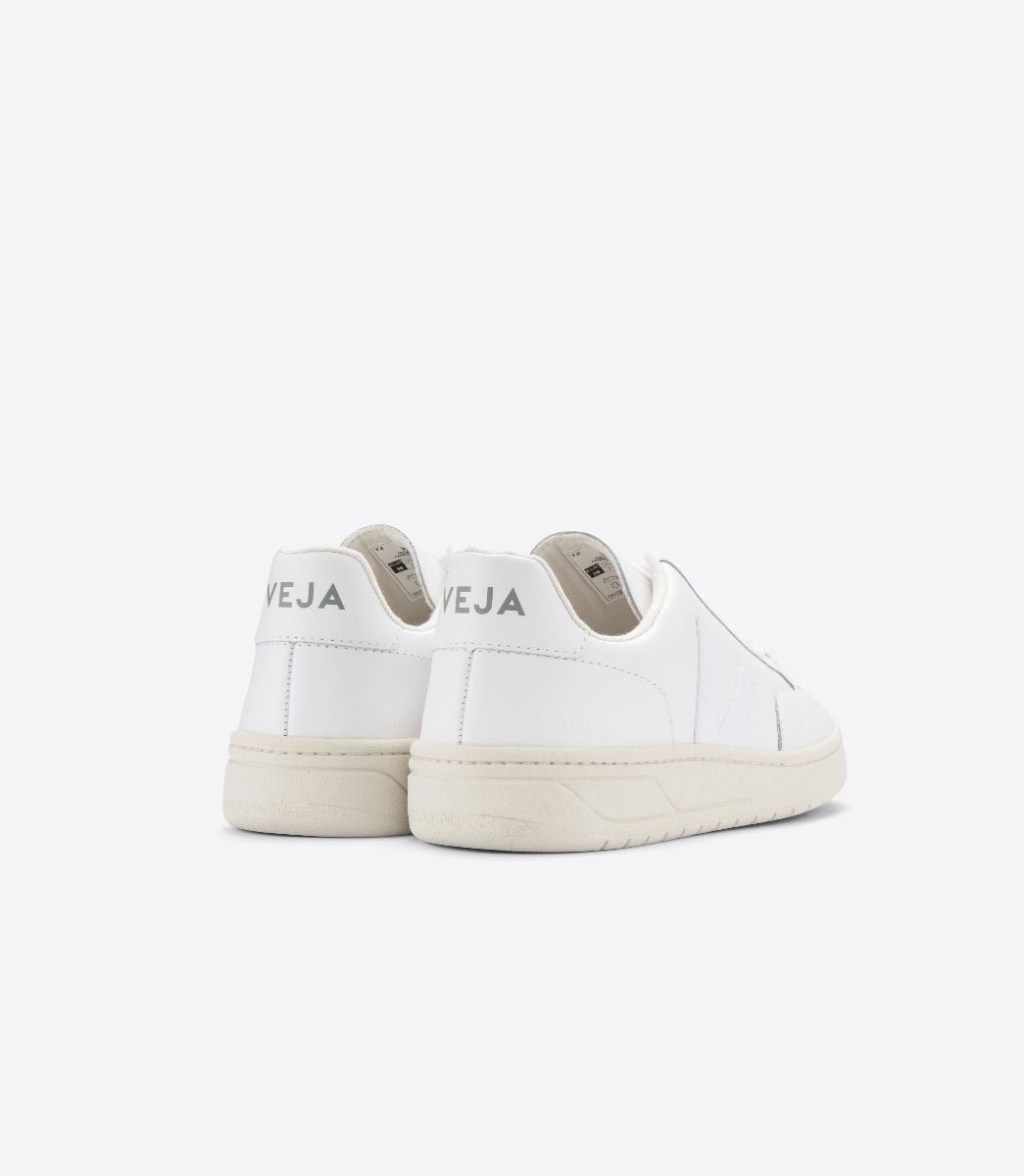 VEJA V-12 Leather in Extra White